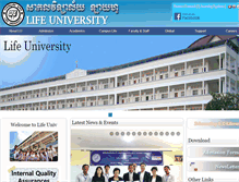 Tablet Screenshot of lifeun.edu.kh